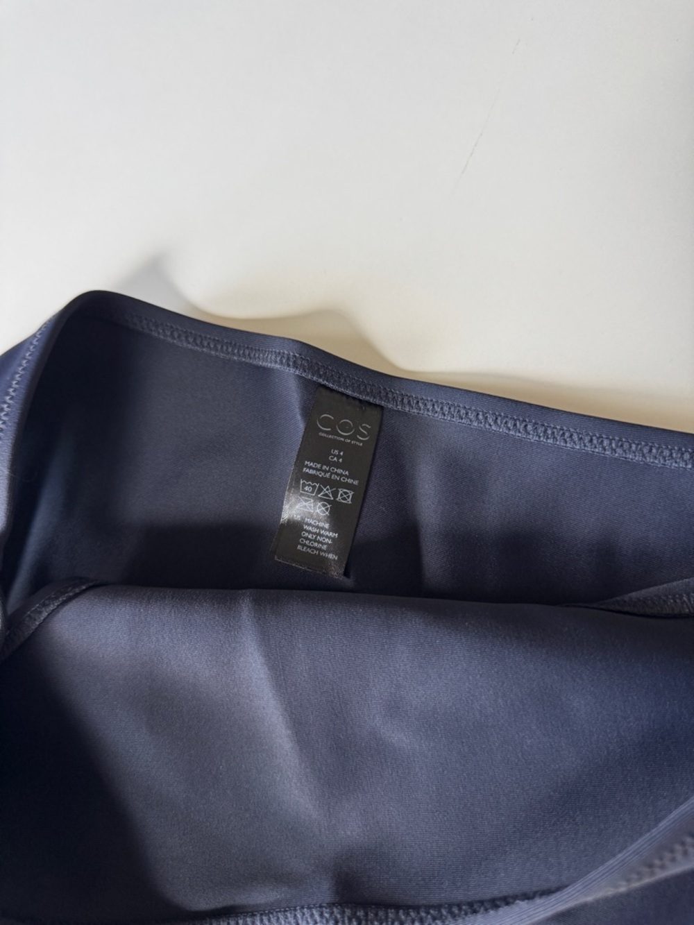 COS Navy Ruffle Bikini Set - Picture 4 of 5